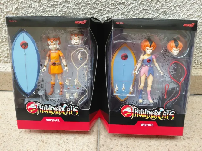 Thundercats super7 Lote Wilykit e Wilykat