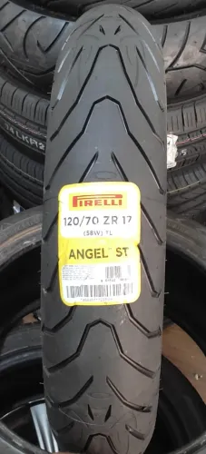 Pneu aro 17 - 120/70 R-17 - Pirelli angel St