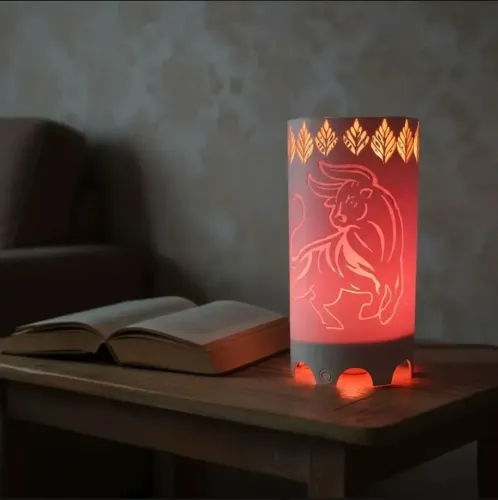 luminária de PVC TEMA AGRONEGÓCIO