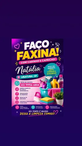Faço faxina 