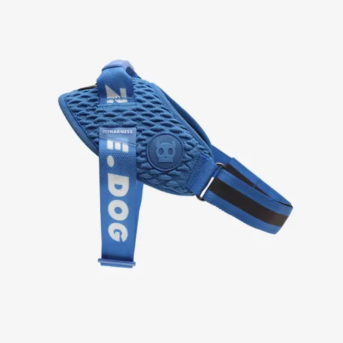 Peitoral Zee.Dog Flyharness - Slam Dunk (azul) - Tam. 5 / GG