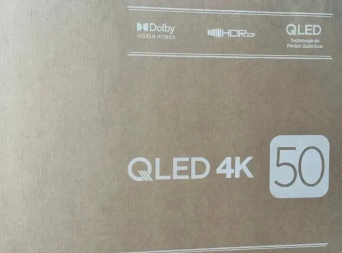 Tv TCL Q led 50 polegadas Lacrada e nota