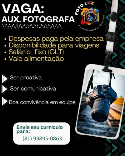 Auxiliar Fotografia 