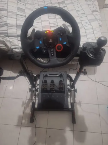 Volante Gamer G29 + Câmbio Shifter Logitech + Pedal + Suporte