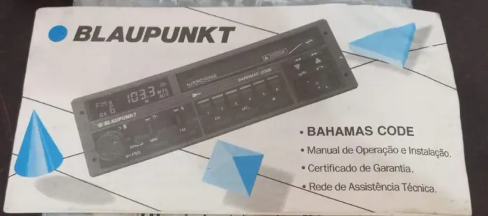 Manual do Proprietário do Rádio Bosch Bahamas #
