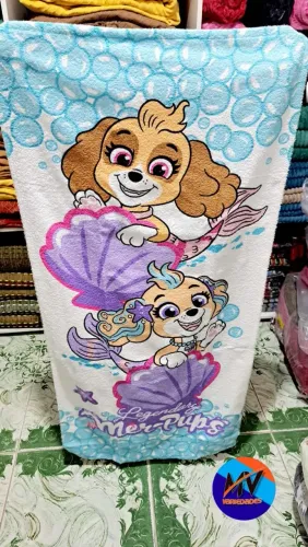 TRIO DE TOALHA DE BANHO INFANTIL 