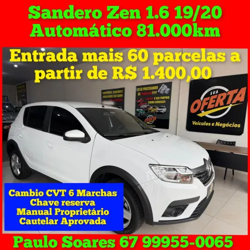 Renault Sandero Zen Flex 1.6 16V 5P Aut. 2020