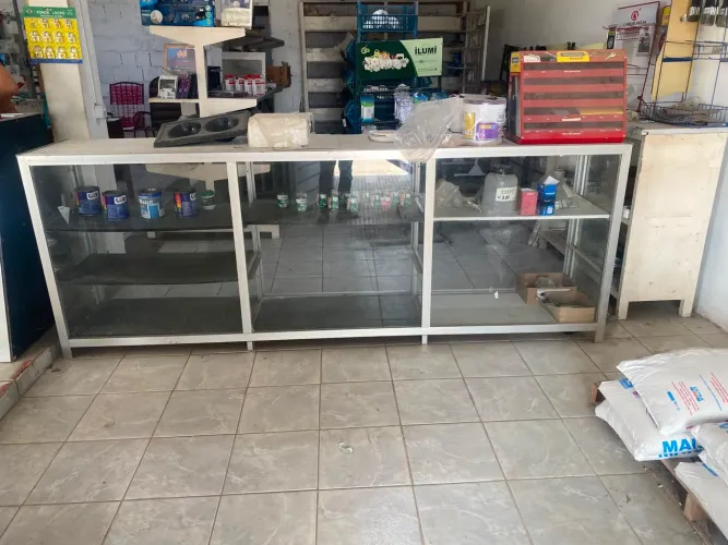 Balcão alumínio para lojas de construção ou lojas peças