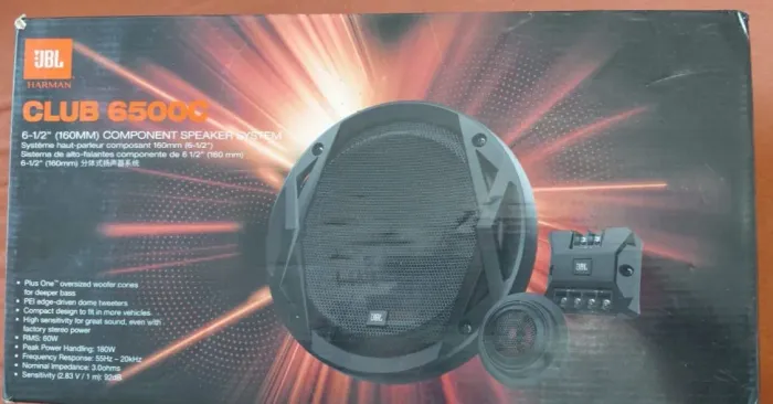 ? JBL CLUB 6500C ? Kit 2 Vias Automotivo ? NOVO NA CAIXA<br>