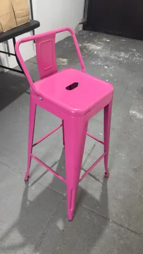 Banqueta rosa
