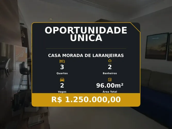 Morada de Laranjeiras: casa duplex com 3 quartos e área de lazer incrível!
