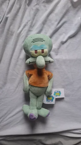 Pelúcia personagem Lula Molusco coleção Bob Esponja