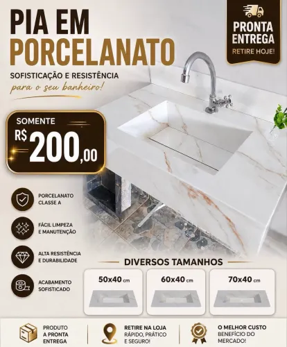Pias de banheiro