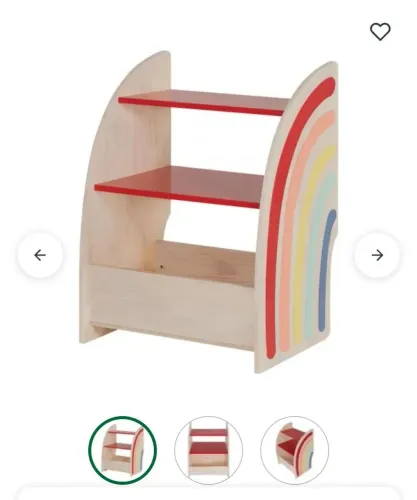 ESTANTE INFANTIL ARCO-ÍRIS Tok&Stok