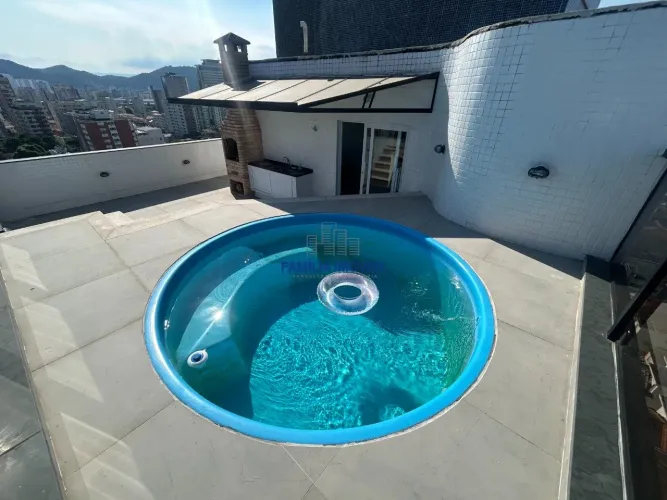 Cobertura a venda 2 suítes com piscina Boqueirão Santos/SP