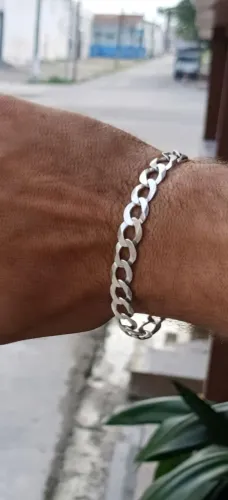 Pulseira de Prata grossa