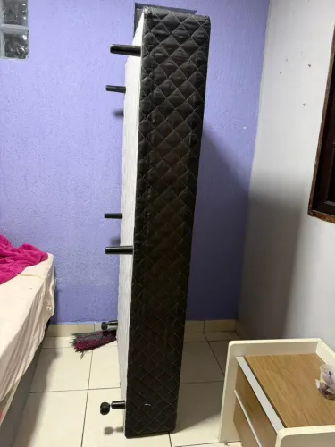 Cama box + colchão de solteiro