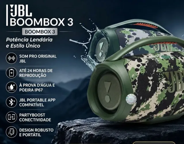 JBL boombox 3 lacrada