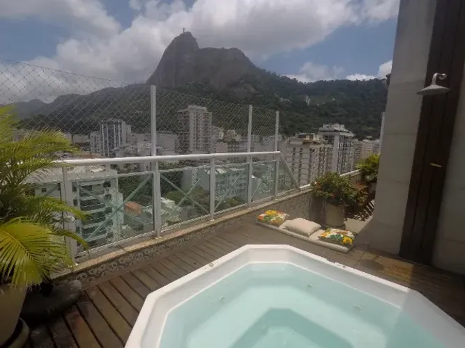 Cobertura para alugar Humaitá 3 quartos 2 vagas