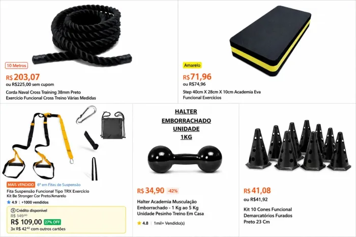 Kit Treinamento Funcional - Personal Trainer