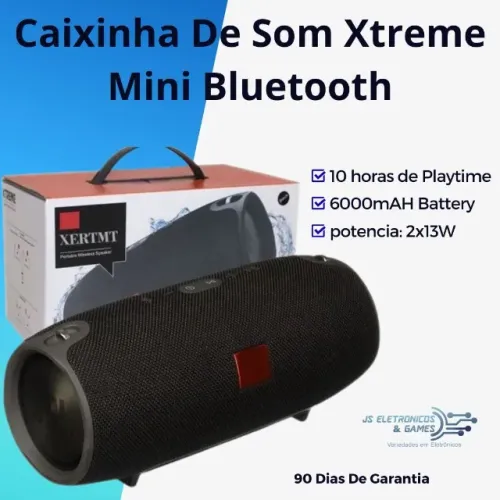 Caixinha De Som Xtreme Mini Bluetooth - loja física - entrega rápida