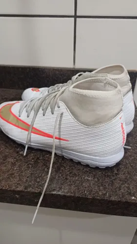 Chuteira nike society superfly 11 club usada apenas 5 vezes