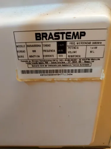 PRA PEÇA! MICROONDAS BRASTEMP