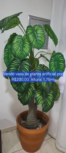 Vaso planta artificial 