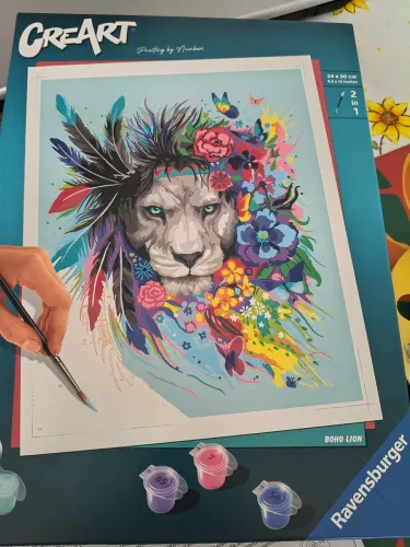 Pintura com números Ravensburger novo