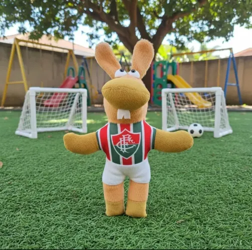 Cavalinho pelúcia mascote Fluminense