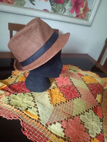 Chapéu Malandro Carioca Estilo Panamá Adulto Sambista Carnaval 