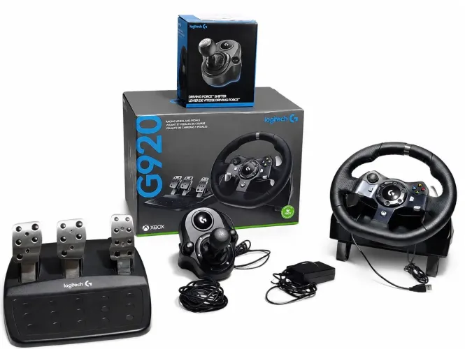Volante Logitech g920 + câmbio