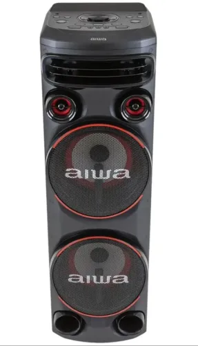 Caixa de Som Torre Aiwa AWS-T2W-02 Bluetooth 2300W RMS Amplificada