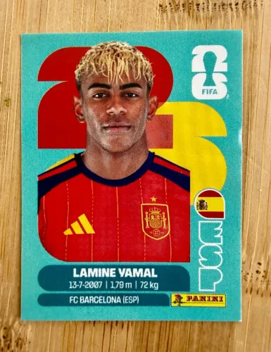 Figurinha Avulsa - Lamine Yamal - ESP 15 - Copa 2026