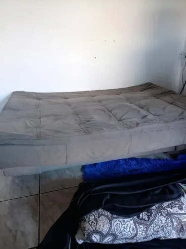 Sofá cama de veludado