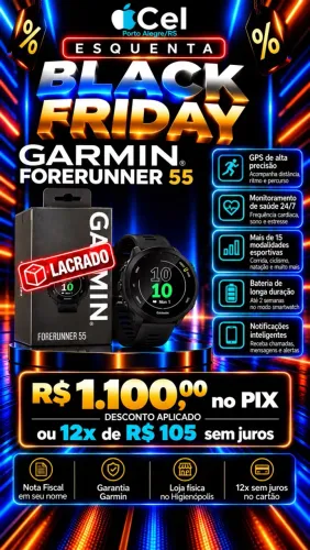 Garmin Forerunner 55 c/ NF NOVO