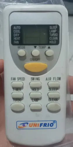 Controle de central ar Unifrio