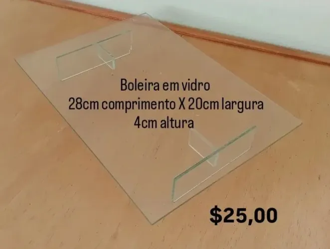 SUPORTE (BANDEJAS) EM VIDRO