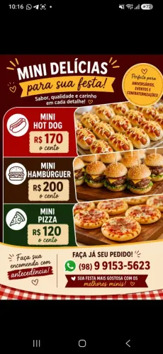 Mini salgados