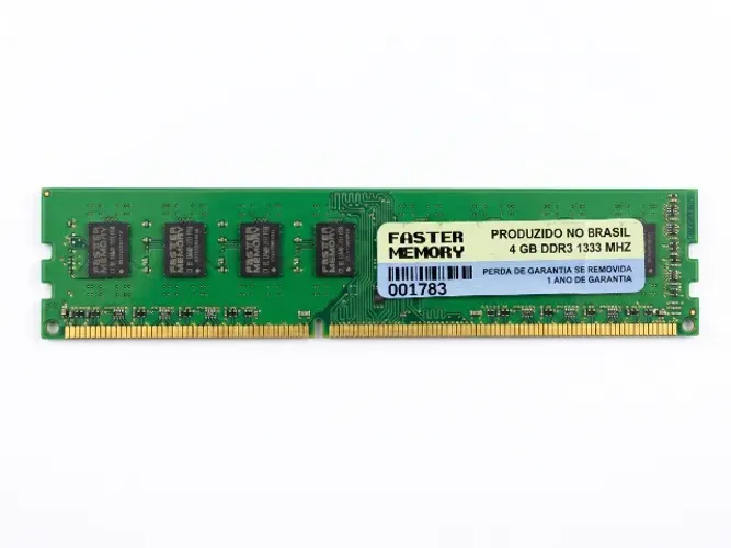 Memória RAM Faster Memory 4GB DDR3 1333 MHz (Para PC Desktop)