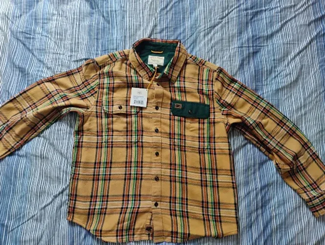 Camisa Field & Stream Unissex-adulto clássico Xadrez Tamanho G