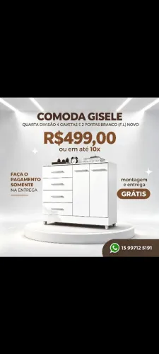 Cômoda 4 gavetas