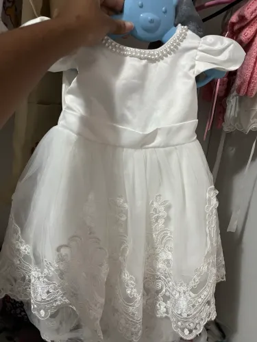 Vestido de daminha 6 a 12 meses