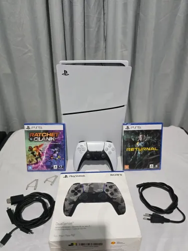 Ps5 Slim 1TB Midia Fisica 2 controles (Castanhal)