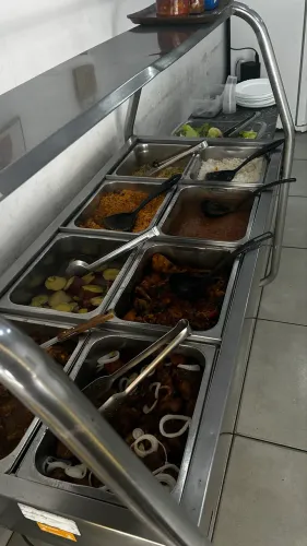 Mesa Buffet Self-Service para Aquecimento 8 Cubas, Inox - Spolu SPL512 - 220V