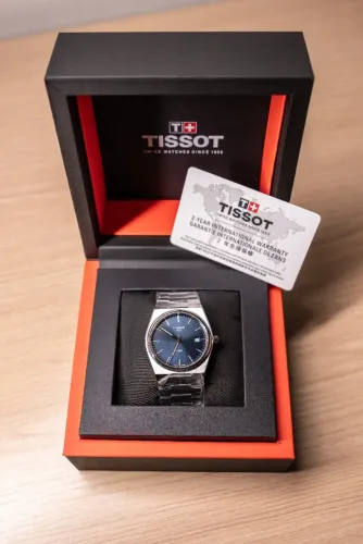 Tissot PRX 40mm Quartz Azul - Novo e Original