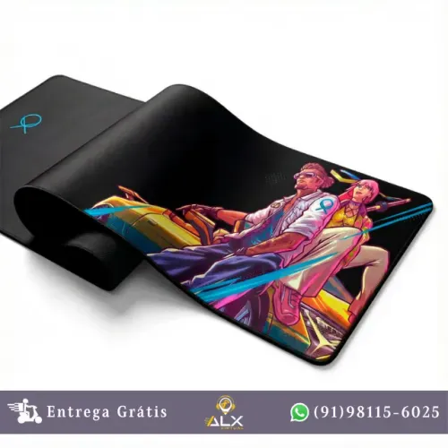Mousepad Gamer OX Nitro 80x30cm com Base Antiderrapante *ENTREGA GRÁTIS*