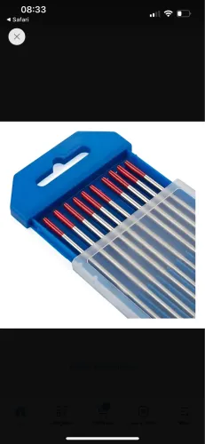 Eletrodo tungstênio 3,2 vermelho