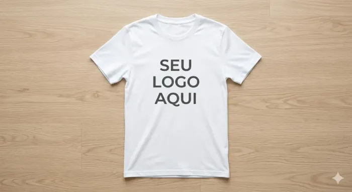 Camiseta em poliéster personalizada