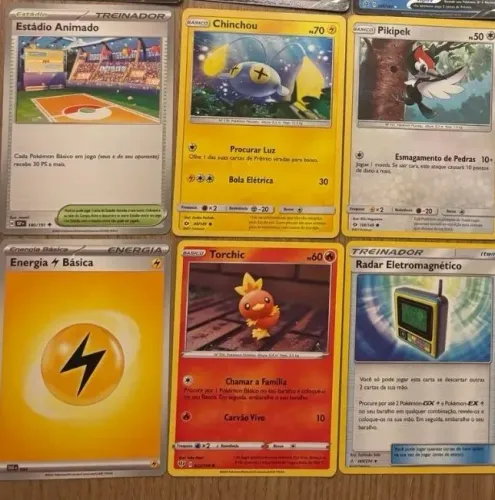 Cartas variadas pokemon tcg